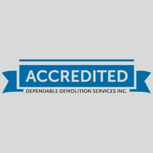 Trade Services Alliance TSA ACCREDITED Demolition Service